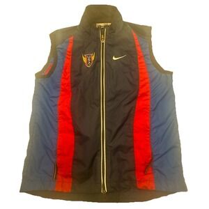 Vintage Nike USA Olympic Vest Jacket Womens Small Windbreaker Practice Warm Up